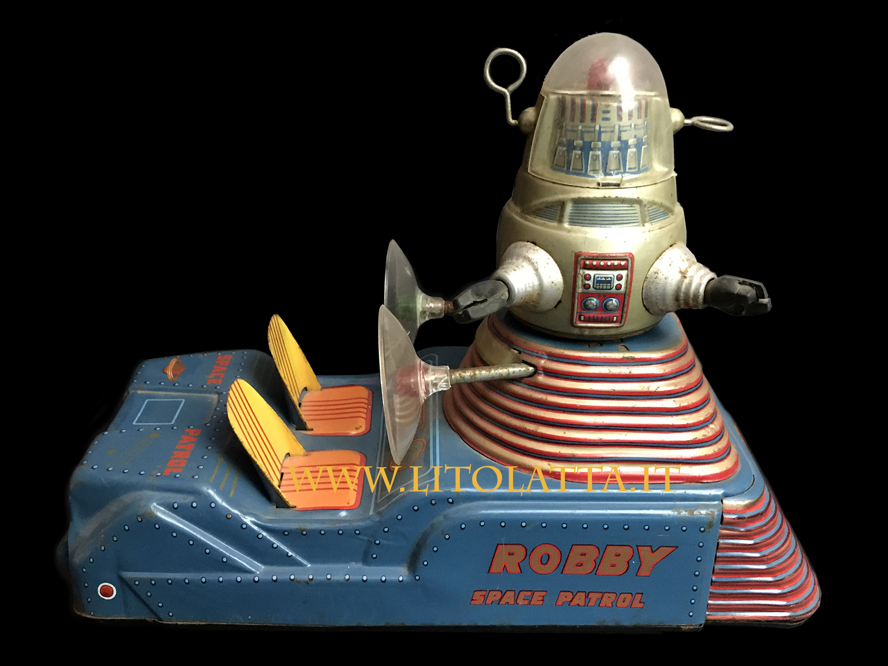ROBBY ROBOT SPACE PATROL NOMURA TOYS - Foto dalla collezione di Giovanfranco di Giunta.